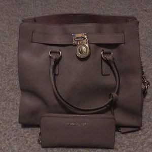 Michael Kors purse with matching wallet